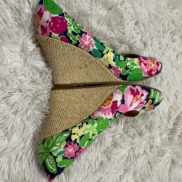 Lilly Pulitzer Resort Chic Wedge - Size 9.5 - Picture 7 of 7